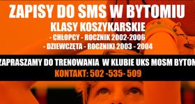 Nabór do SMS w Bytomiu i UKS MOSM Bytom