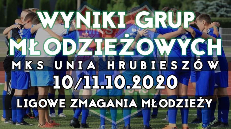 Wyniki grup młodzieżowych Unii Hrubieszów.
