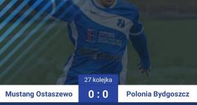 27 kolejka: Mustang Ostaszewo 0-0 PoloniaBydgoszcz