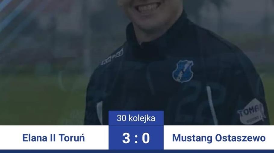 30 kolejka: Elana Toruń 3-0 Mustang Ostaszewo