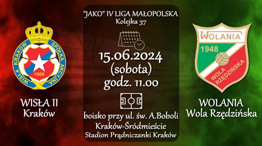 Wisła II Kraków - Wolania (zapowiedź)