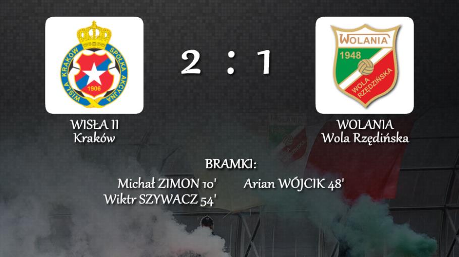 Wisła II Kraków - Wolania 2:1