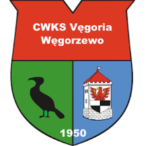 Herb klubu CWKS Vęgoria Węgorzewo 